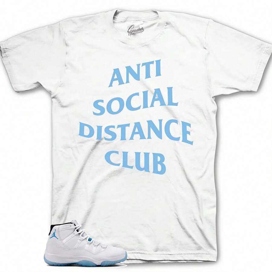 Camisetas deportivas a juego con la camiseta Retro 11 Legend Blue de Columbias camiseta Distance - forma - Ver 1