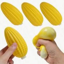 Đồ chơi bóp hình bắp ngô sống động như thật, đồ chơi giảm căng thẳng mềm mại, đồ chơi cầm tay tiện dụng, đồ trang trí bàn làm việc hình trái cây dễ thương, quà tặng độc đáo lý tưởng cho các dịp lễ, tiệc tùng, lễ hội, quà bỏ vào hộp quà, đồ chơi thư giãn thị giác giúp giảm căng thẳng, lo âu, mệt mỏi và cải thiện tâm trạng. - Nhiều màu - Xem 6