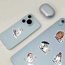50pcs Simon's Cat Cartoon Cute Animation Decorative Stickers For Bookshelf, Wall - Simon's Cat - View 8