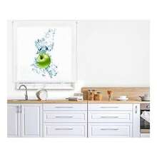 KIWI | Translucent Digital Roller Blind For Kitchen, Model C-Waterapple, Sizes From 90 To 170 Cm Wide X 180 Cm High, Thermal Insulating Digital Roller Blind - C-waterapple - View 3