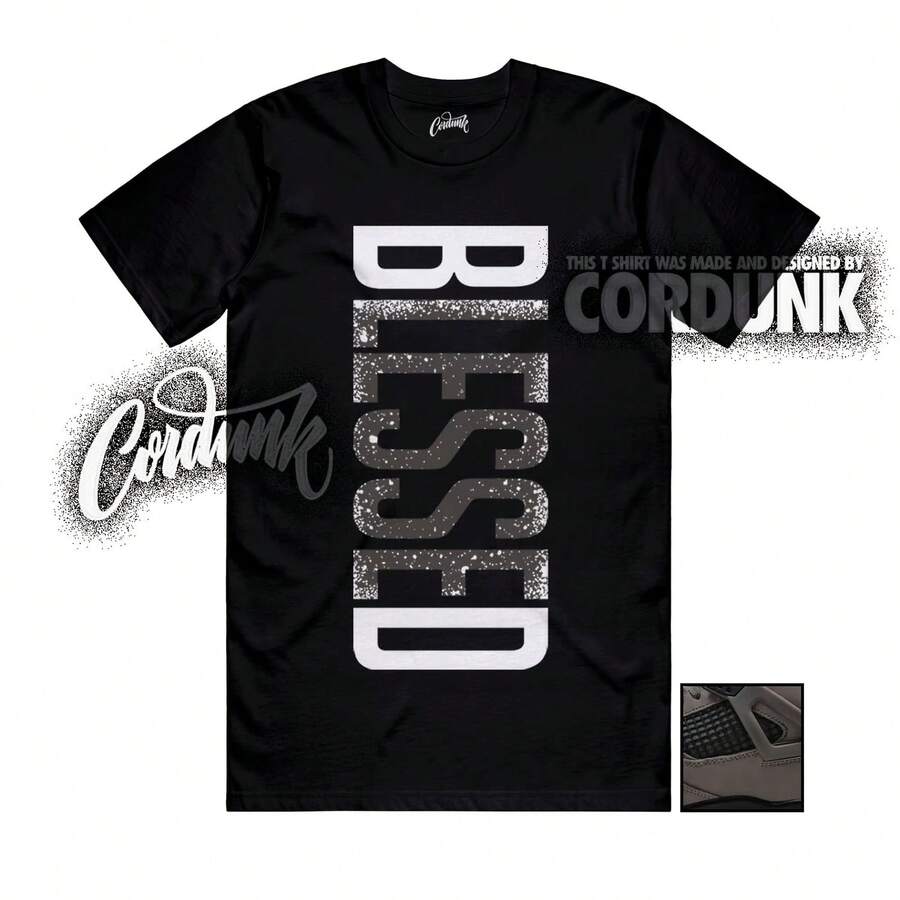 Camiseta con 4 partículas de la luna negra de Cave Stone VERTBLS - forma - Ver 1