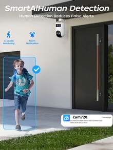 Camera WiFi không dây 5MP, nguồn sáng kép, tầm nhìn ban đêm, độ phân giải Full HD 1080P, sử dụng được cả trong nhà và ngoài trời, đàm thoại hai chiều, xoay nghiêng thu phóng, WiFi 2.4G, camera an ninh nhà thông minh theo dõi chuyển động, giám sát người già và thú cưng, camera giám sát an ninh ngoài trời, camera WiFi không dây, camera liên lạc nội bộ văn phòng trong nhà, camera an ninh gia đình, camera WiFi, camera CCTV - trắng - Xem 11