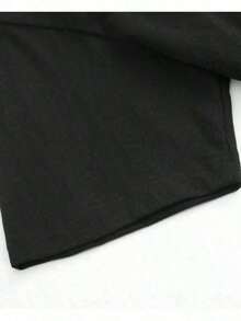 Men's Graphic T-Shirts - Black - T-Shirt With Pink Patterns - Summer Outfits - Black - View 4