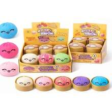 1/6/8pcs  Viral Dumpling Squishy - Random Dumpling Box, Colors Dumplings Squishy Toy (Random-4PCS) - 隨機顏色 1 件 - 查看 1