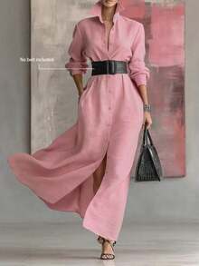 Women Long Dresses - Rose - View 1