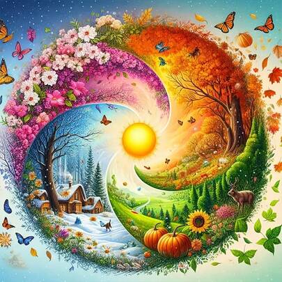 1pc Round Diamond Painting Cartoon Theme Picture 5D DIY Diamond Painting Full Round Cross Stitch Kit, Frameless Decor Gift Birthday Gift Diamond Embroidery Mosaic Art Kit For Beginner Adult