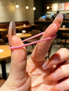 100入女孩時尚簡約百搭髮圈，適合日常穿搭，送給朋友的節日/生日禮物 - 彩色 - 查看 4