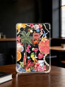 1pc Summer Ocean Element Pattern Transparent Shockproof Soft Silicone Protective Case For Kindle 11th Gen 2022/Kindle Paperwhite 12th Gen 2024/Kindle Colorsoft Signature Edition, Clara Colour/Bw/2E - Multicolor - View 20