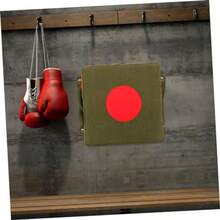 Almohadilla de Boxeo Montada Pared Gruesa de Lona Resistente para Entrenamiento de Golpes y Patadas, Equipo de Kickboxing para Gimnasio y Uso Doméstico - como en la imagen - Ver 7
