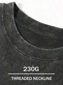 Unisex Y2k T-Shirt Gothic T-Shirts Grunge Clothes Funny Cat UFO Cute Kitty Space Spaceship Alien Aesthetic Print Washed T Shirt 230gsm, Round Neck Gym & Outdoor Sports Apparel, All-Season Fitness Shirt, Training Gear, Sporty Design, Durable Construction, Performance Wear, Casual Athletes, Gym Shirts, Comfortable Fit Shirt, Workout Clothing, Street Style - 黑色 - 查看 3