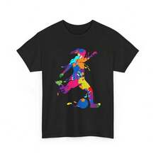 Camiseta Colorida de Jugador de Fútbol, Camiseta para Mujeres y Niñas Amantes del Fútbol y Fanáticas de los Deportes - Negro - Ver 6
