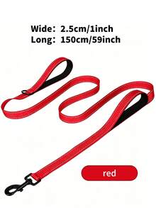 Heavy Duty Dual Handle Dog Leash, 5-6 Ft, Shock Absorbing Dog Walking Leash With Reflective Strips, Suitable For Large, Medium And Small Dogs, Great For Outdoor Walking And Training - Multicolor - View 23
