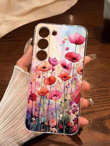1个渐变幸运花软壳手机壳，兼容华为荣耀、Galaxy A04e/12/A13/A14/A34/A50/A52/A53/A54/S21/S22/S23/S24/S25/S25Ultra/S26/S26 Plus/S26 Ultra、6A/7A/8A、12T/13T - 無色 - 查看 7