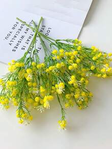 人造满天星花束，适用于家居装饰、卧室和客厅装饰、桌面摆件、花瓶装饰、婚礼装饰、婚礼花束、餐厅装饰、户外花园装饰、庭院装饰、派对装饰、节日装饰、礼品 - 彩色 - 查看 4