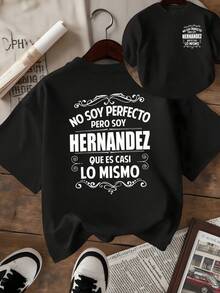 A Fun Phrase Celebrating Authenticity And Personal Pride, Featuring Large Lettering And White Embellishments On Both Sides, Gives A Cheerful And Confident Touch To This Comfortable, Casual, Double-Printed Women's T-Shirt, Perfect For Everyday Wear. - 黑色 - 查看 8