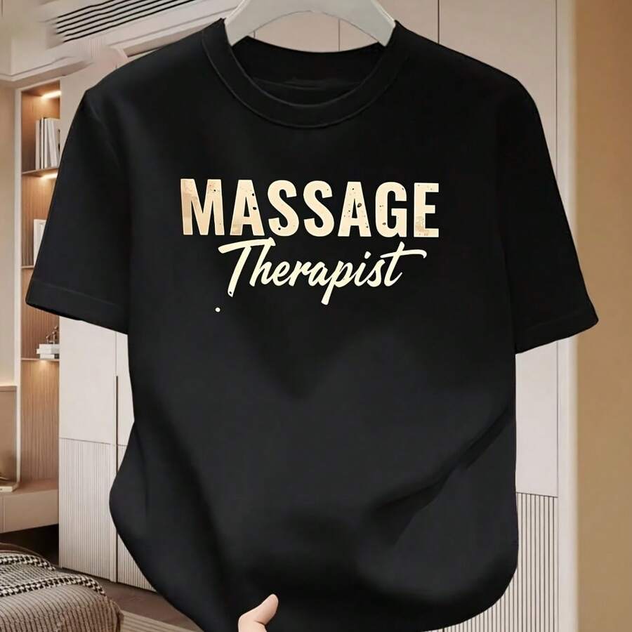 Massage Therapist Shirt, Funny Massage Therapist Gift, Therapist Shirt Men Women - 軍綠色 - 查看 1