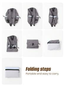 1pc Foldable Super-Light Portable Storage Bag Waterproof Backpack For Travel, Outdoor And Sports Travel Bag Camping, Holiday Essential, Camping, Hiking Bag Nylon Outdoor Backpack Multi-Pocket Lightweight Travel Bag; Large Capacity Minimalist Student Backpack Back-To-School Essentials Gifts For Students - Multicolor - View 4