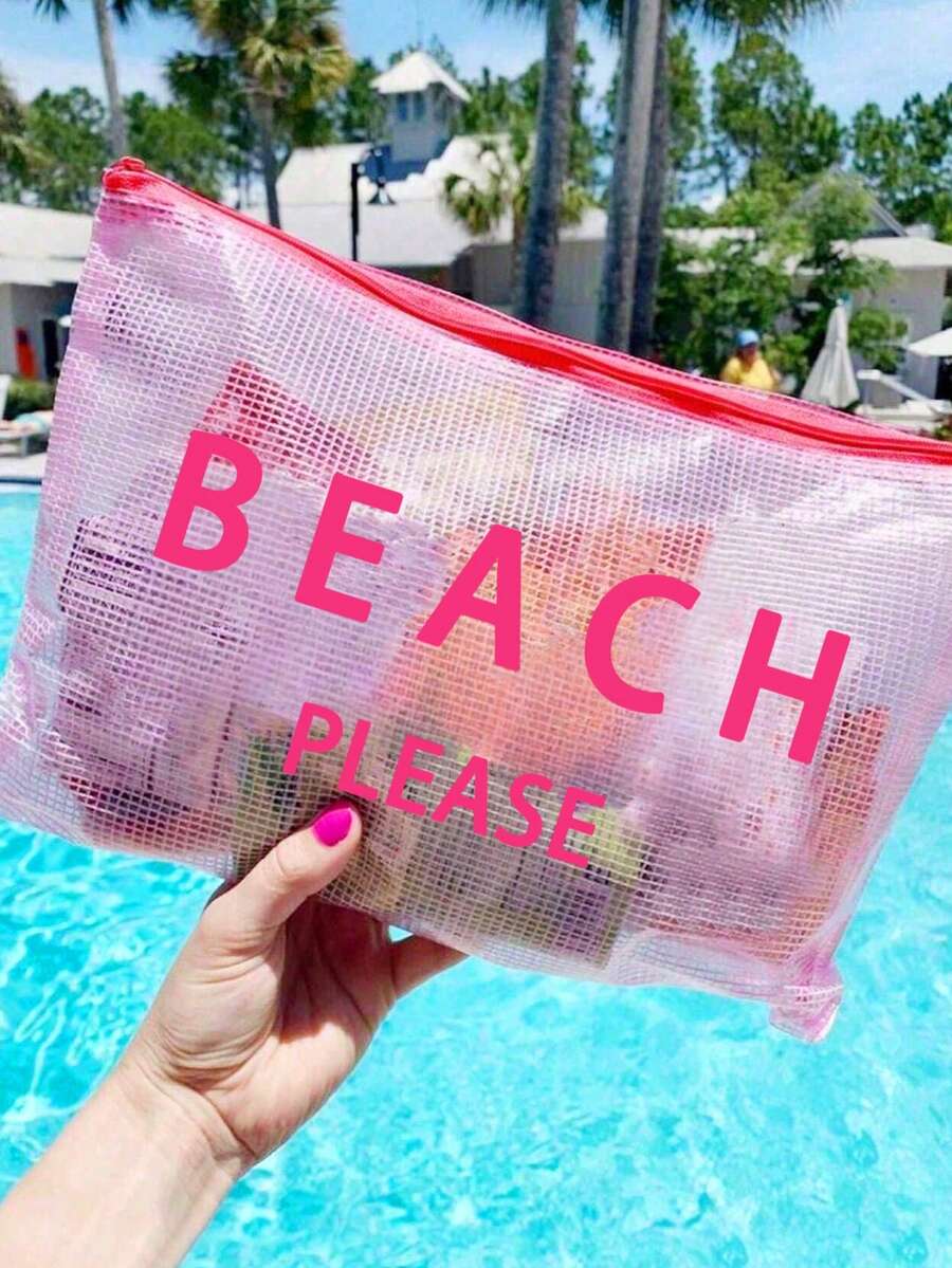 这款防水时尚沙滩包印有“Beach Please”海星图案,容量大,透明,配有尼龙拉链,轻便易携,适合春夏季节收纳,经久耐用,是游泳、海滩、潜水、暑假旅行、学生返校的理想之选。轻便防晒,适合送给朋友、家人、女朋友和同学。也是生日、节日、派对、婚礼(伴娘)、母亲节和教师节的完美礼物和纪念品。 - 彩色 - 查看 1