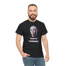 Barkley That's Turrible Basketball Unisex Heavy Cotton Tee - Black - View 7
