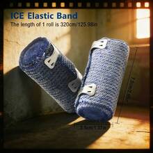 1 Roll Reusable Cold Compress Pressure Bandage, Cooling Sports Tape For Cooling And Support - Cold Compress - View 3
