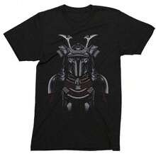 Mandalorian Samurai Unisex T-Shirt Adults & Kids Fun Themed Men's Shirt 100 % Cotton Soft Feel T-Shirt - 黑色 - 查看 9
