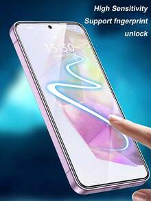 MSRI 4片高清屏幕保护膜，适用于三星Galaxy S20 FE/S21 FE/A02/A02S/A03/A23/A24/A25/A31/A72/S24 FE/A06/A06/A36/A56/A26/A17/A07/S26 Ultra/S26 Plus/S25/S25 Ultra/S25 Plus/S26系列，防刮花、防水、防指纹 - 無色 - 查看 5
