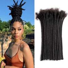 Teresa Synthetic Hair Braiding Extensions, 0.8cm Wide, 10 Inch, 15 Strands Real Hair Braiding Extensions - Black - View 1
