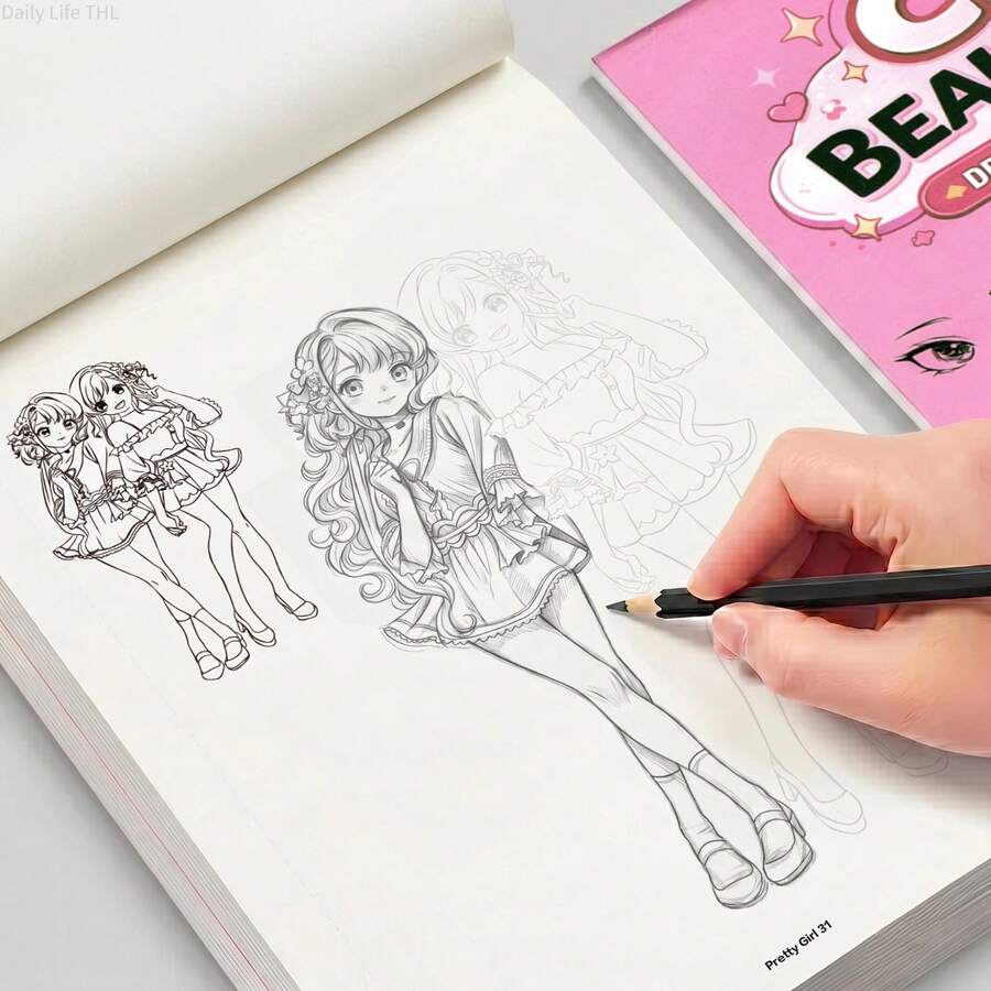 Buku Sketsa Gambar Garis Ramah Pemula, Menampilkan Karakter Pahlawan Anime yang Imut, Menyediakan Latihan Sketsa dan Mewarnai Garis Luar Sederhana Langkah demi Langkah, Panduan Menggambar Pensil Sendiri untuk Remaja dan Dewasa, Ideal untuk Kelas Seni dan Pendidikan di Rumah
