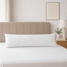Giant Hypoallergenic Body Pillow With Zipper 1.35m X 40cm 300 Thread Count Silicone Fiber Xuxão - 彩色 - 查看 5