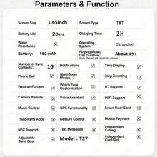 Smartwatch With Wireless Calling/Dialing, Multiple App Reminders, Suitable For Men And Women, Sports Watch, Customizable Wallpaper, Holiday & Birthday Gift - Multicolor - View 5