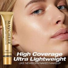 Small Tube High Coverage Concealer, Hides Acne Marks, Dark Circles, Tattoos, Long-Lasting Waterproof Foundation Cream - Multicolor - View 11