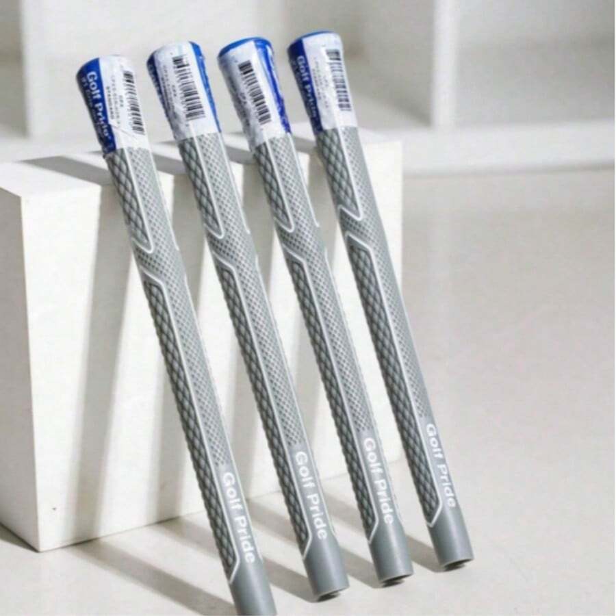 4件套高尔夫球杆握把套装，优质防滑橡胶握把，适用于木杆和铁杆 - 彩色 - 查看 1