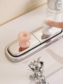 2pcs Donut Shaped Toilet Flush Button Extender, Nail Protector Flush Press Tool, Universal Bathroom Accessory, Easy-Press Design For Long Nails, Practical Helper For Daily Home Toilet Use - Button Accessories - View 2