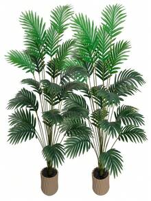 Bộ cây nhiệt đới nhân tạo cỡ lớn 60-120cm (bao gồm chậu), cây dừa giả cao và lá trông như thật, thích hợp trang trí trong nhà/ngoài trời, sảnh khách sạn nghỉ dưỡng, nhà hàng, quán cà phê, phòng khách phong cách Bali và Boho, góc phòng ngủ, tiệc mùa hè, phông nền đám cưới, nhà cửa, văn phòng, trang trí trung tâm thương mại, điểm nhấn cây xanh quanh năm. - màu xanh lá - Xem 1