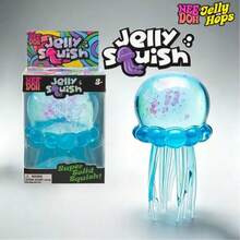 Jelly Squeeze Glowing Jellyfish Soft Squeeze Toy - Super Squeezy Sensory Stress Relief Toy, Suitable For Kids And Adults, Ideal For Easter And Birthday Gifts - Multicolor - View 3