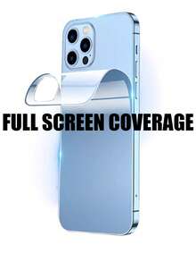 Navigator 3pcs Soft Gel Phone Back Covers, Ultra-Thin, Snug Fit, Easy Installation, Scratch-Resistant, Keeps Screen Clear For Daily Use And Filming, Shock-Absorbing Layer For Drop Protection, Compatible With IPhone 11/12/13/14 Pro Max, 15 Pro Max, 16/16 Pro/16 Plus/16 Pro Max, 17/17 Pro/17 Pro Max - Clear - View 7