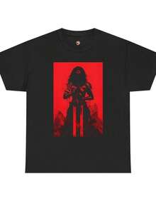 Camiseta con Gráfico de la Mujer Maravilla Absoluta - Negro - Ver 6