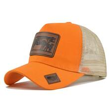 Gorras de béisbol de animales de toro de lujo para hombres y mujeres, gorra Snapback para mujer y hombre, gorra de Rancher, sombrero para el sol, gorra de camionero de diseñador  para hombre, Gorras - Blanco y morado - Ver 22