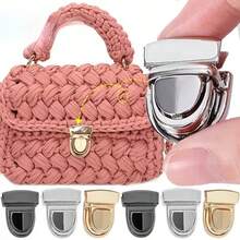 2/6/8/10Pcs Metal Lock Clasp, Bag Buckle, Handbag Shoulder Bag Wallet Tote Bag Closure Snap Button, Craft Packaging Decoration, Wallet Making, DIY Wallet Making - Multicolor - View 3