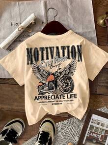 1 Vintage Racing-Themed T-Shirt - Casual Short-Sleeve Crew Neck T-Shirt With "Racing" And "Motivational" Designs, A Summer Essential With A Theme Of Gratitude And Strength, Comfortable For Everyday Wear. | Classic Car Print | Crew Neck T-Shirt - 黑色 - 查看 4