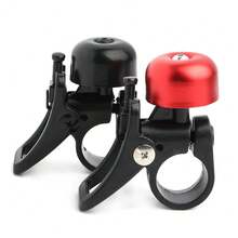 Campana metálica de 22 cm de diámetro para scooter eléctrico M365, campana de bicicleta manual, roja - Rojo - Ver 8