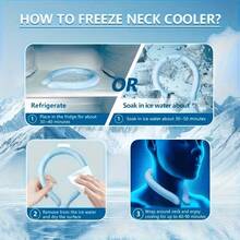 2pcs Reusable Cooling Neck Wrap - Transformable Material, 90 Mins Cooling, Lightweight & Comfortable, Suitable For Travel & Daily Use In Hot Weather, Fashionable Cylindrical Design, Durable Structure - Multicolor - View 3