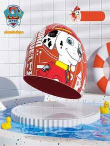 Paw Patrol 1顶Woof Woof Team儿童泳帽，采用柔软硅胶材质，防水、防滑、高弹性。适合3-6岁男孩女孩。保护头发和耳朵。游泳用品，水上运动装备。 - 多色 - 查看 8