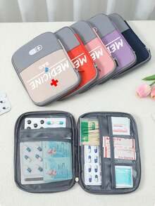 Bộ dụng cụ y tế di động in chữ "Medicane", túi đựng thuốc cắm trại di động, bộ sơ cứu nhỏ gọn, phiên bản túi đựng đồ du lịch và gia đình, túi đựng thuốc nhỏ, bộ dụng cụ y tế tiện lợi, bộ dụng cụ cấp cứu, nhiều màu sắc để lựa chọn, dùng hàng ngày/ngoài trời/du lịch, thiết yếu cho người quan tâm đến sức khỏe và thường xuyên di chuyển, phụ kiện y tế cần thiết, dụng cụ sắp xếp chăm sóc sức khỏe hàng ngày. - Nhiều màu - Xem 5