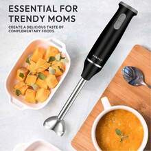 SOKANY 5-In-1 Multifunctional Electric Mixer, 800W High Power Cooking Machine, Suitable For Beating Eggs, Mixing Meat, Making Baby Food And Juicing, Perfect For Home And Hotel Use, Also Suitable For Fruit Food Supplements - Black - View 5