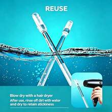Soft Painless Ear Wax Removal Sticks – Daily Ear Care Adults, Easy-Clean Earwax Fixing Sticks, Gentle Ear Pick Remover Home Accessories - Blue 1 Set - View 3