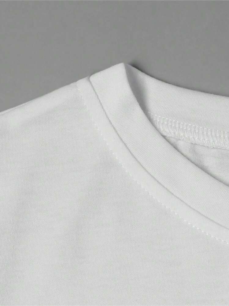 Vintage Lemon Print T-Shirt For Women, Spring And Summer Clothing, 100% Fitted, Crew Neck, Breathable And Comfortable Material, Machine Washable, Summer Tops. - White - View 4