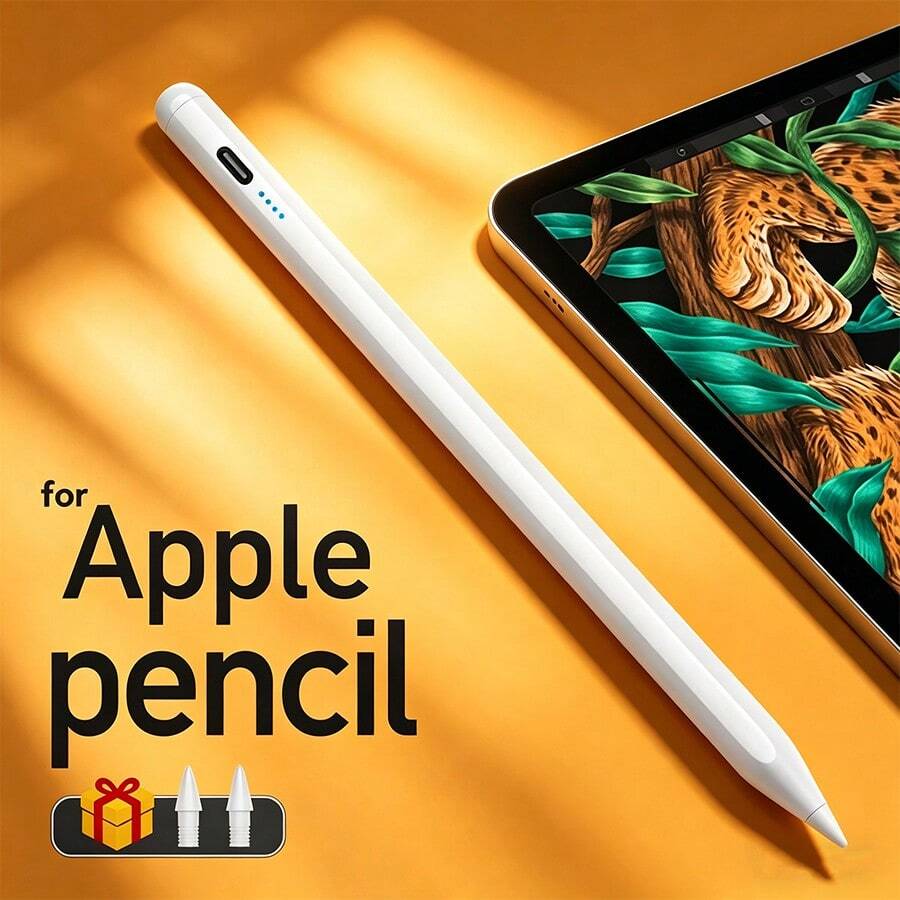 Bút cảm ứng nâng cấp tương thích với iPad thế hệ 9/10, có chức năng chống chạm nhầm và nghiêng, sạc nhanh. Tương thích với iPad Pro 11"/12.9" thế hệ 3/4/5, Mini 5/6, thế hệ 6/7/8, Air thế hệ 3/4/5, các model từ năm 2018-2024. Tương thích với các thiết bị Apple, có đèn báo nguồn LED, chức năng chống chạm nhầm và cảm ứng.