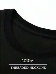 Rhude - Premium - Brand - Tribute - Men's Casual Soft Short-Sleeve T-Shirt, Pure Cotton. Suitable As A Gift. Women's T-Shirt. Elegant Blouses. Boho Chic. Women's T-Shirt, Soft And Breathable: Perfect For Vacations, Travel, And Festive Occasions, And Suitable For Wearing In Multiple Seasons. - 黑色 - 查看 3