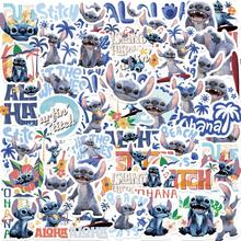 50 miếng dán hình Stitch bé nhỏ theo phong cách Hawaii, lấy cảm hứng từ phim StarCraft của Disney, thích hợp dán lên điện thoại di động, máy tính xách tay, cốc nước, vali, ván trượt. - Nhiều màu - Xem 1